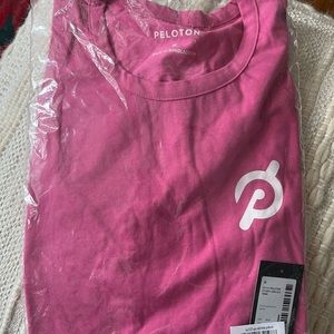 Peloton Side Slit Pink Tank medium NWT